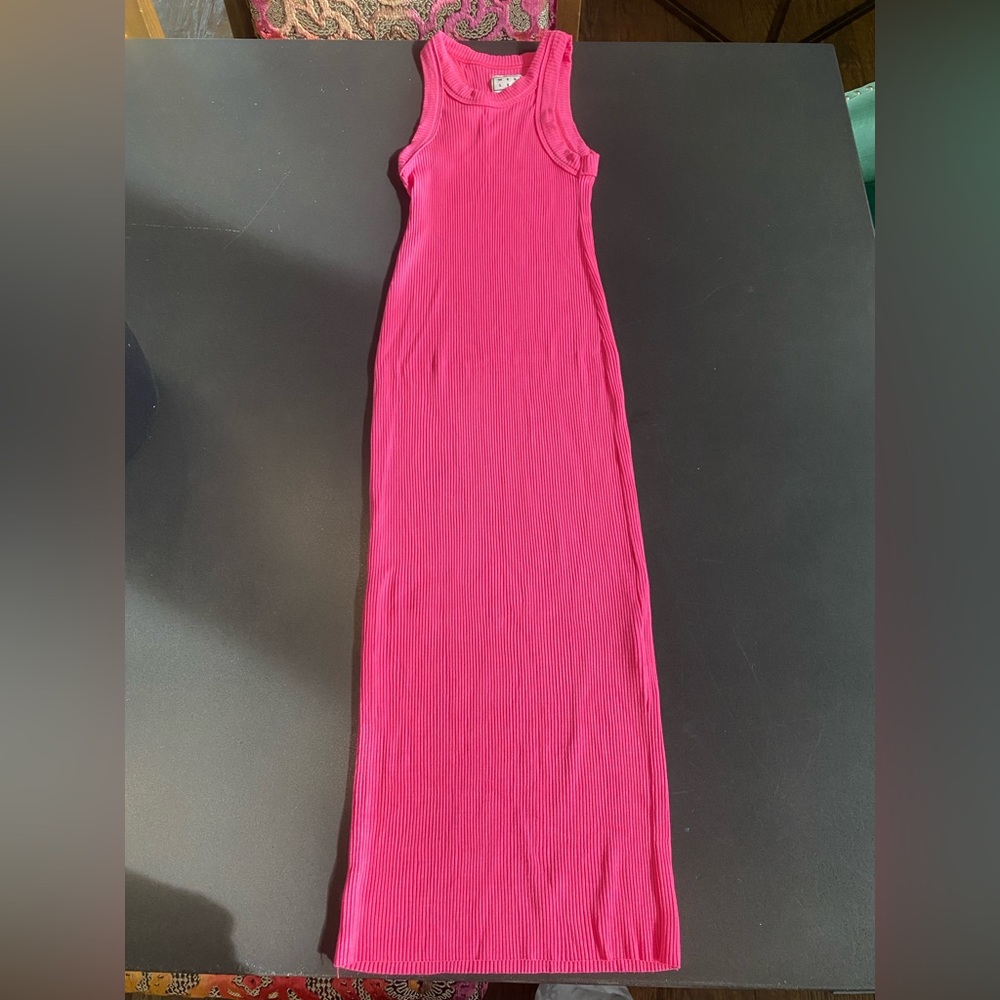 Wesley hot pink tank dress
